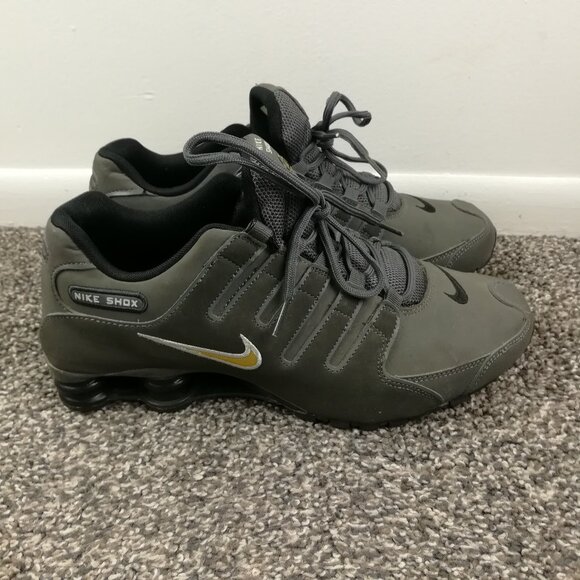 Nike Shox NZ Metal Grey Men's Size 10.5 Shoe Sneakers 378341-059